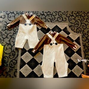 Oompa Loompa Costume Charlie Chocolate Factory Unisex Kids size 2T & 4T